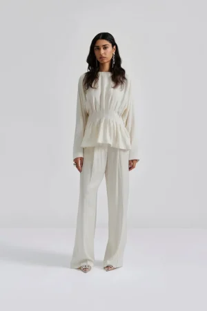 New Carlotta satin pants Trousers